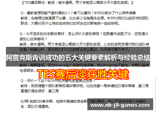 阿贾克斯青训成功的五大关键要素解析与经验总结